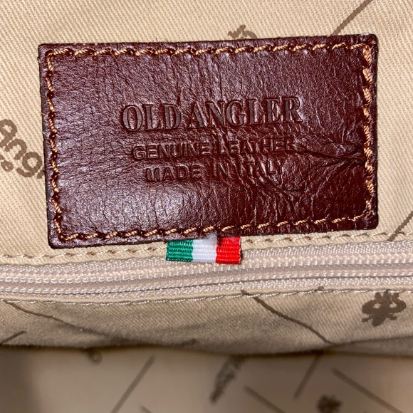 Old Angler Italian Leather Duffle Bag - Picture 6 of 7